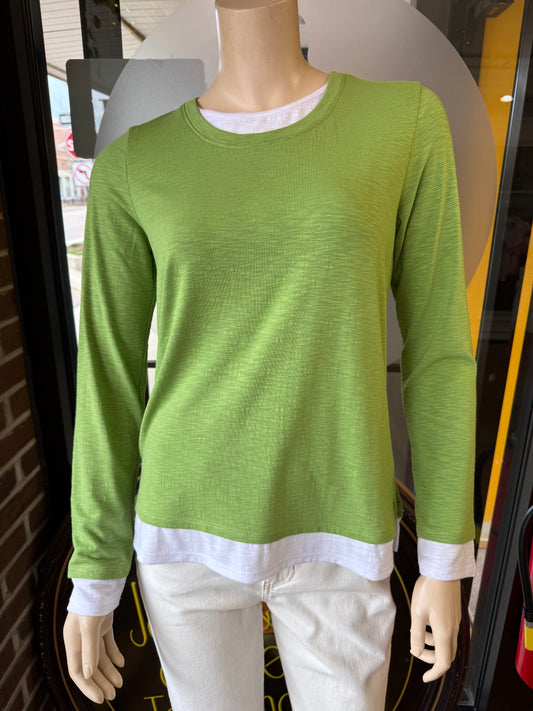 APPLE L/S LAYER TOP