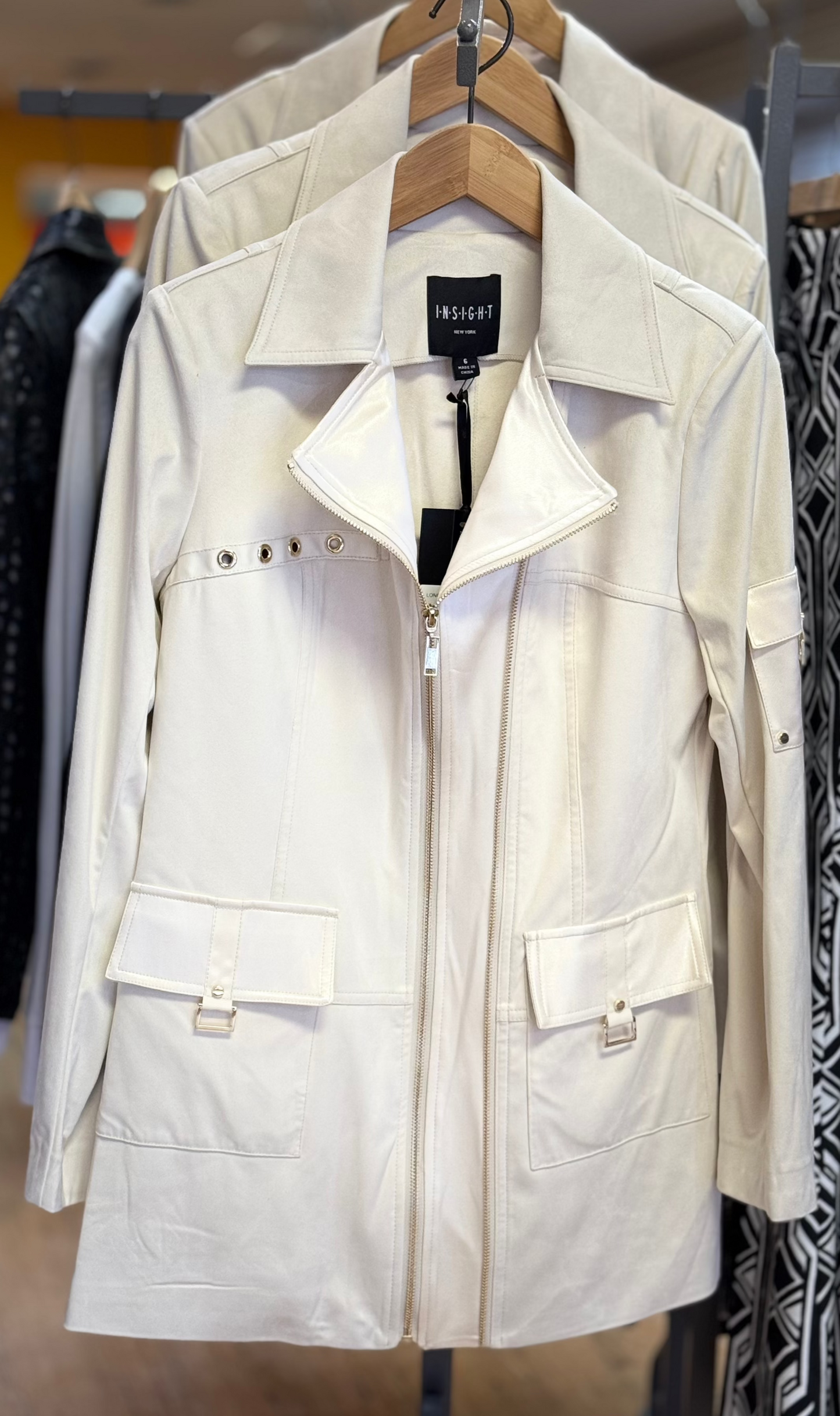 LONG ALMOND JACKET
