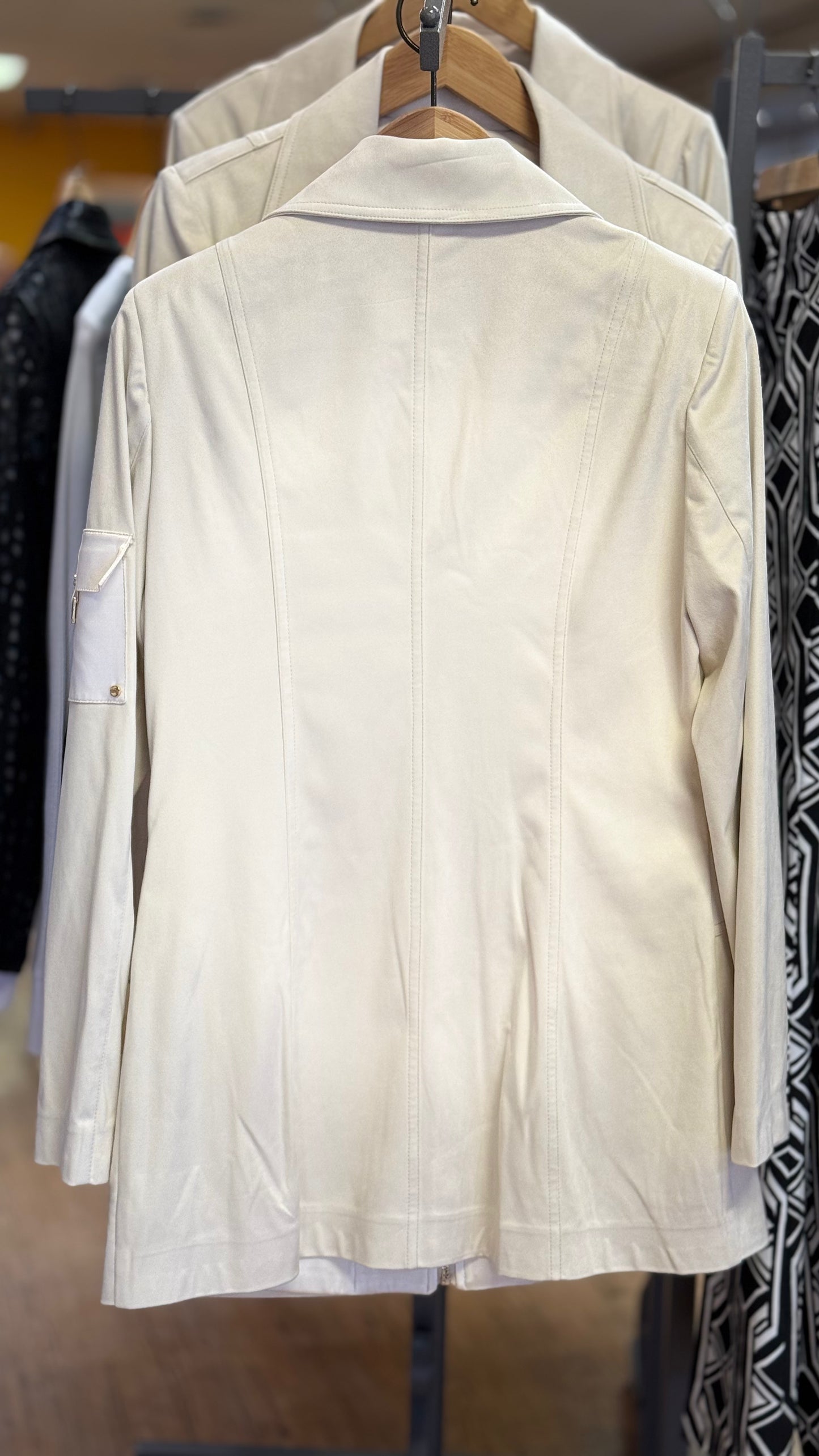 LONG ALMOND JACKET