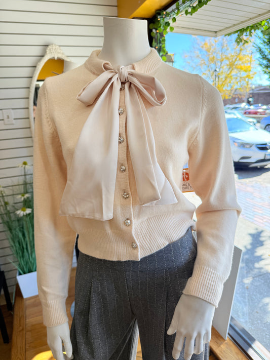 CRM CARDI W BOW