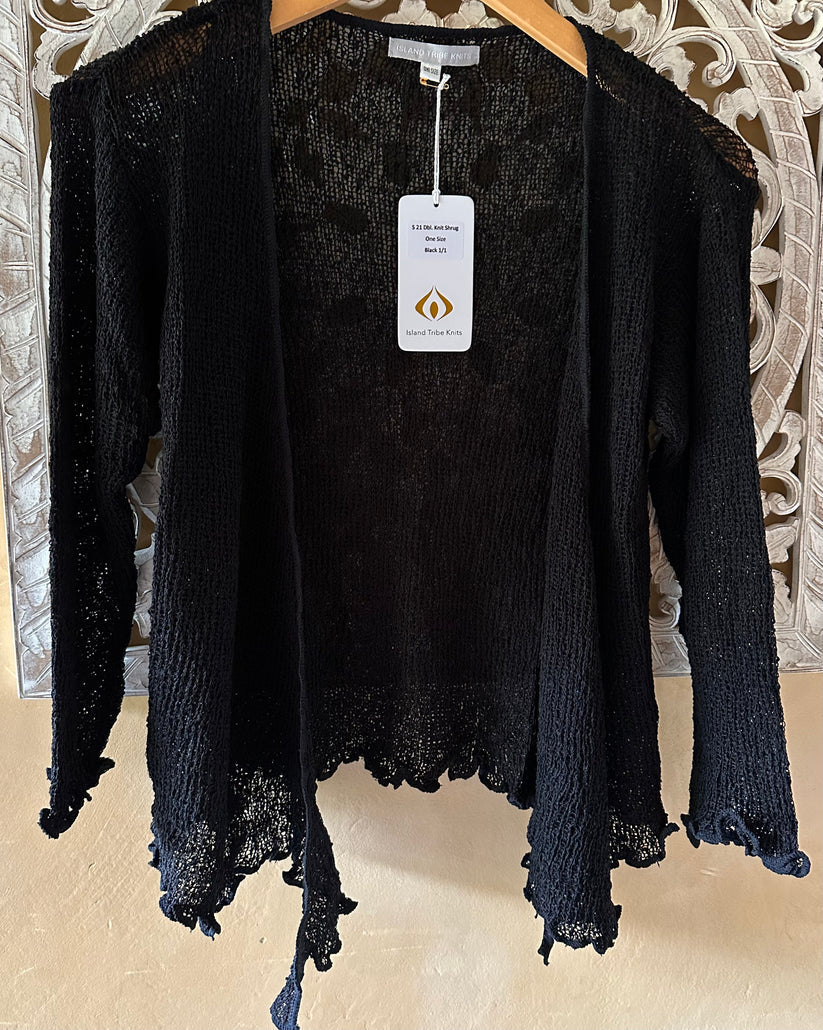 DBL KNIT SHRUG