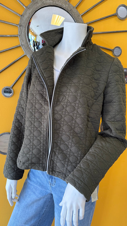 OLIVE HOOK CLOSE JKT