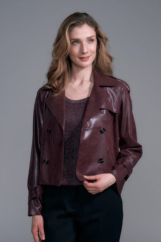 WINE DBL BRST JKT