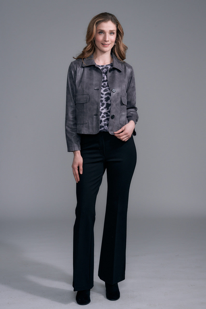 GREY JKT BLK BTN