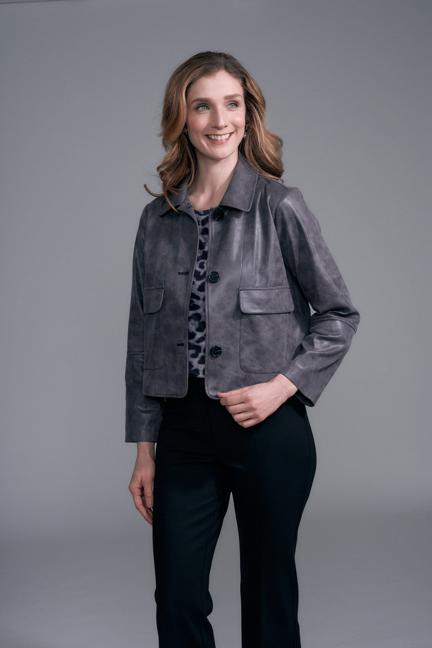 GREY JKT BLK BTN
