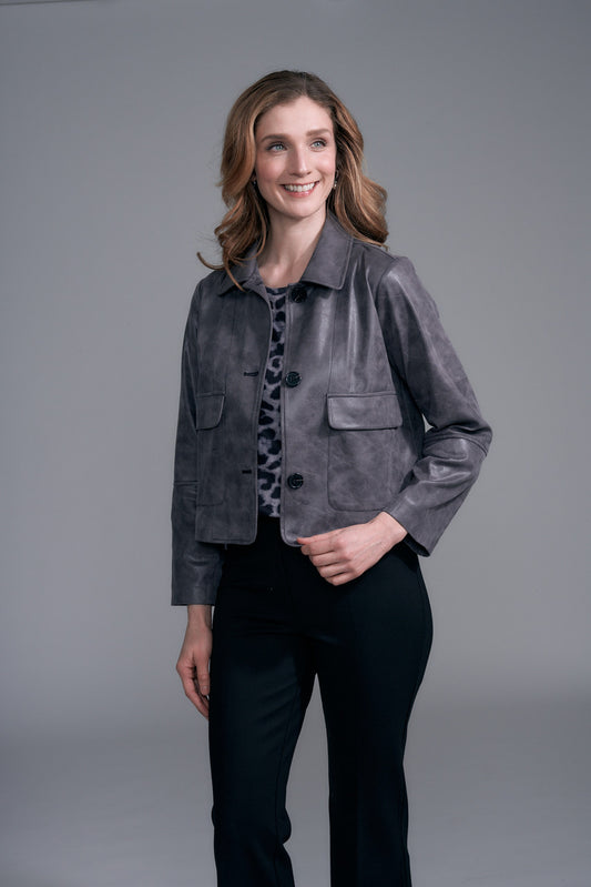 GREY JKT BLK BTN
