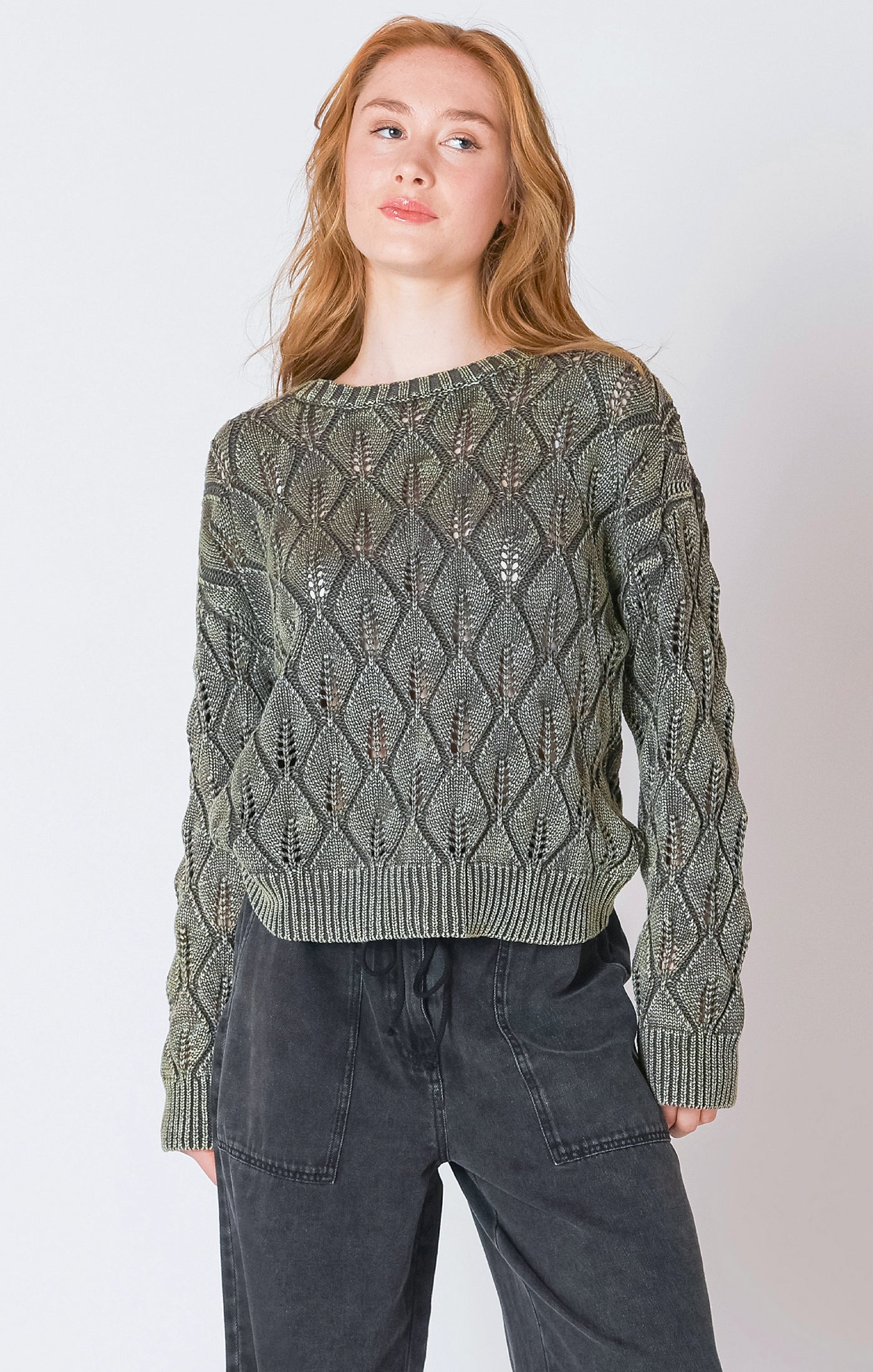 POINTELLE KHAKI SWTR