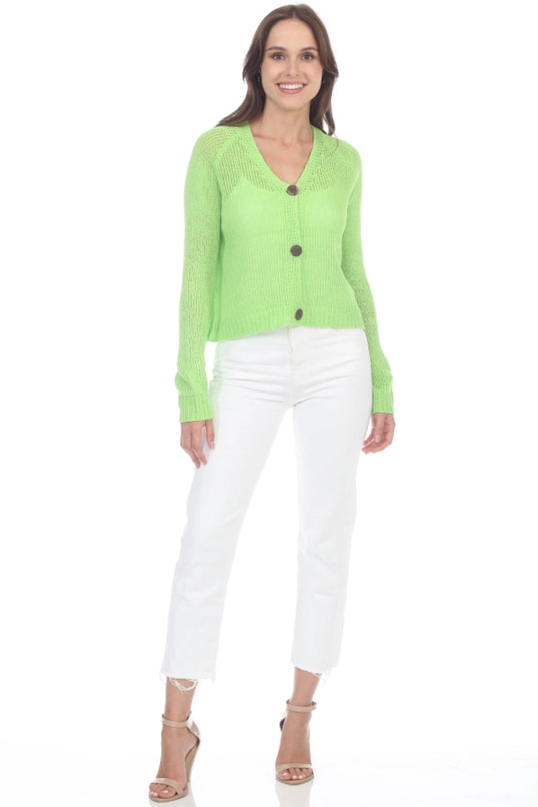 LIME CARDIGAN