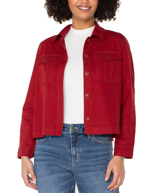 BERRY PLEAT BK JKT