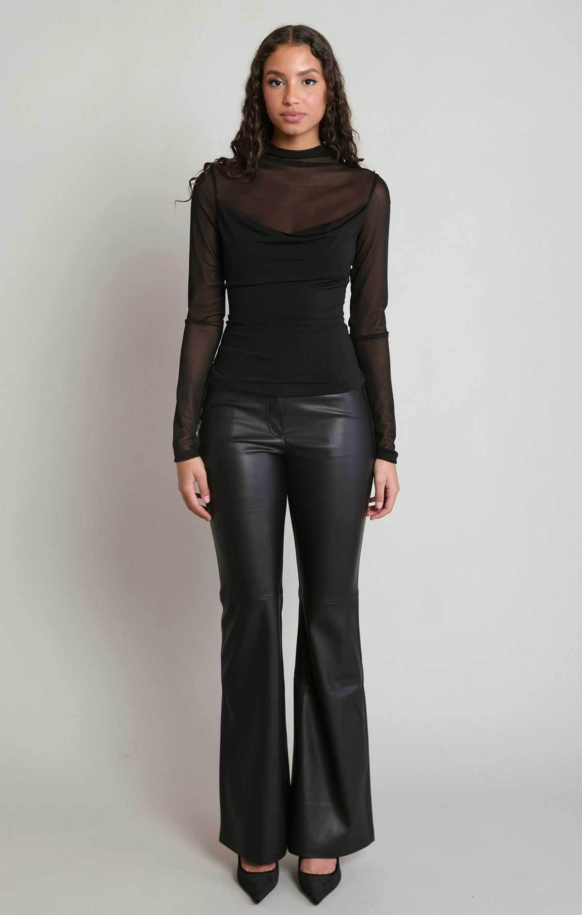 BLK MESH LS MK NK