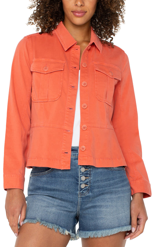 PAPAYA PEPLUM JKT