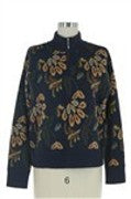 JACQUARD 1/2 ZIP SWT