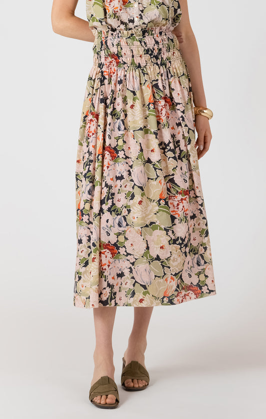 VIN ROSE MIDI SKIRT