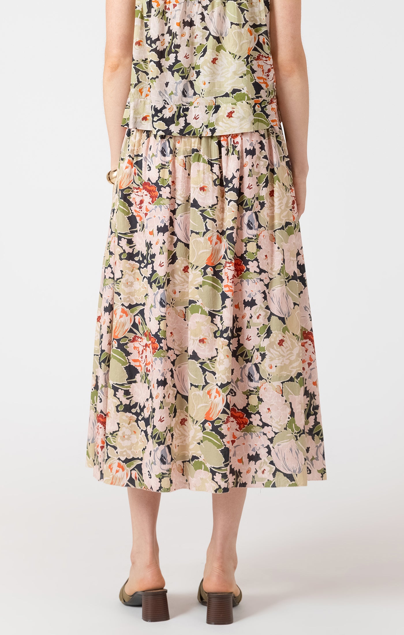 VIN ROSE MIDI SKIRT