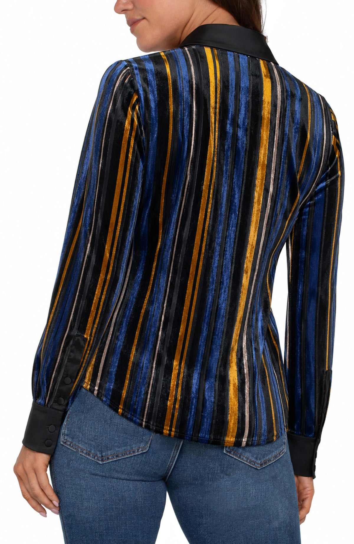 ROYAL/BLK STRP BLS
