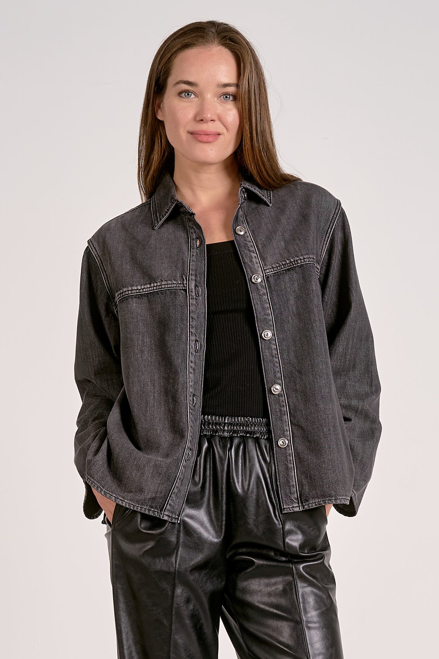 BLK WASH SHACKET