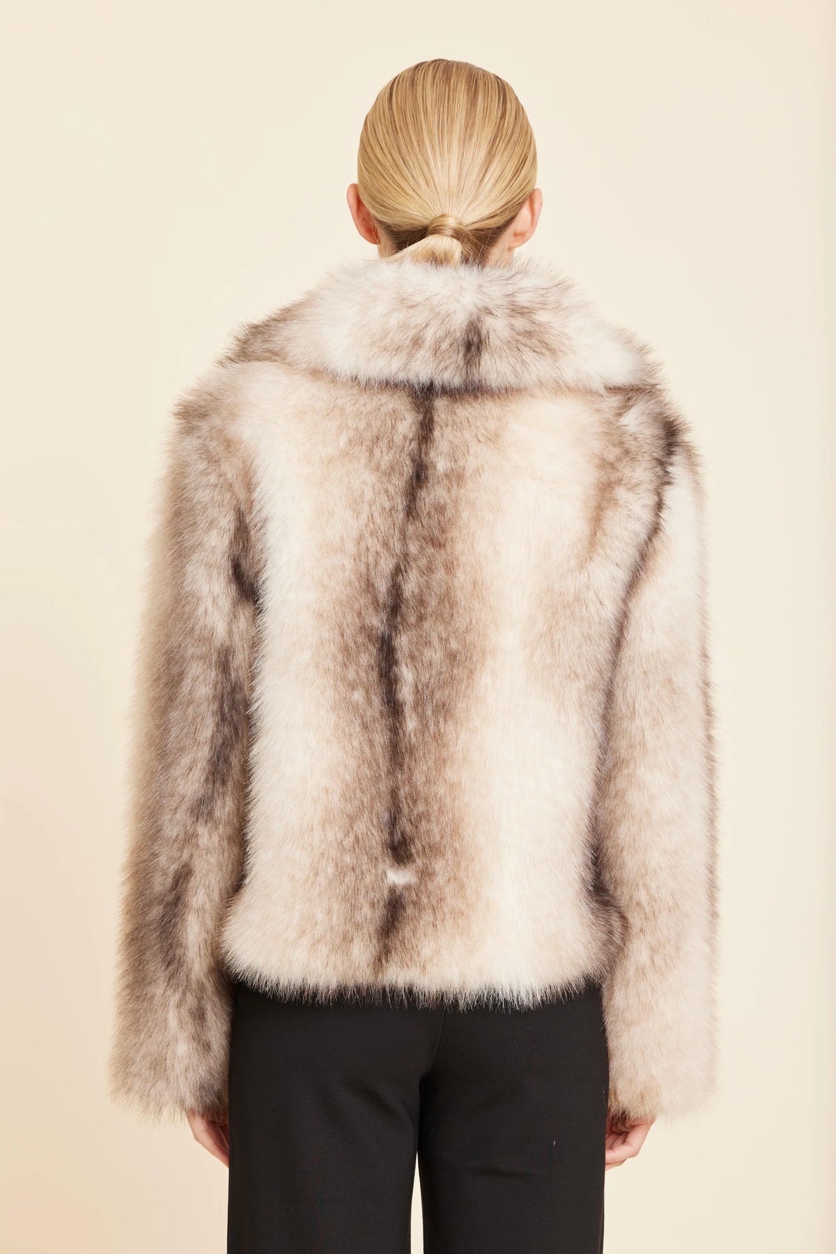 BEIGE FUR COAT