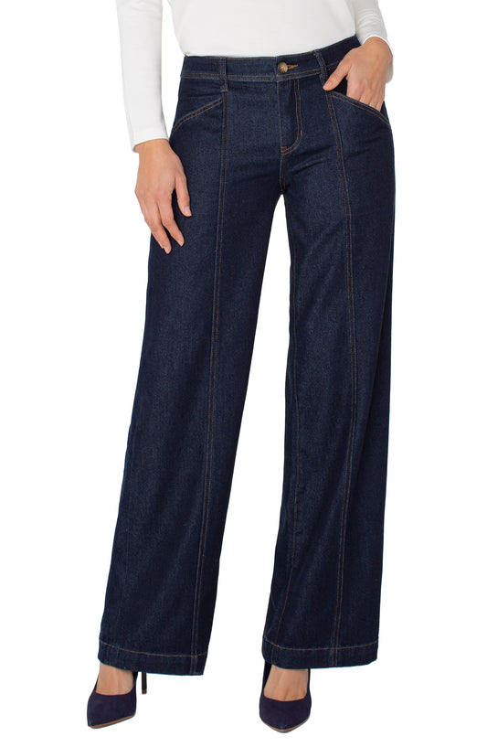 DENIM WIDE TROUSER 32"