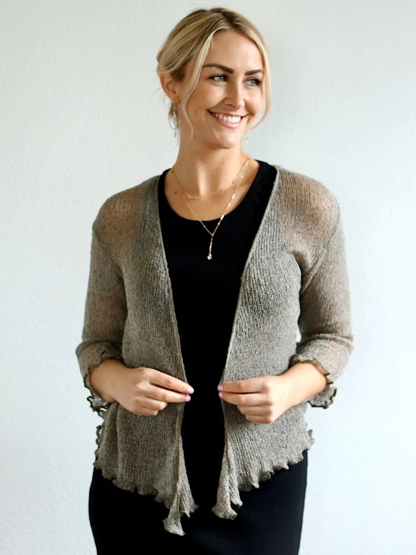 DBL KNIT SHRUG