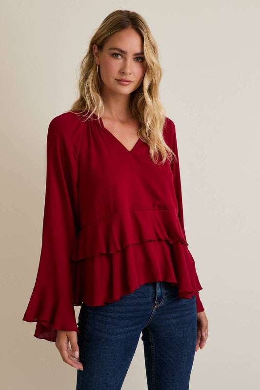 RUBY VNK RUFFLE BLS
