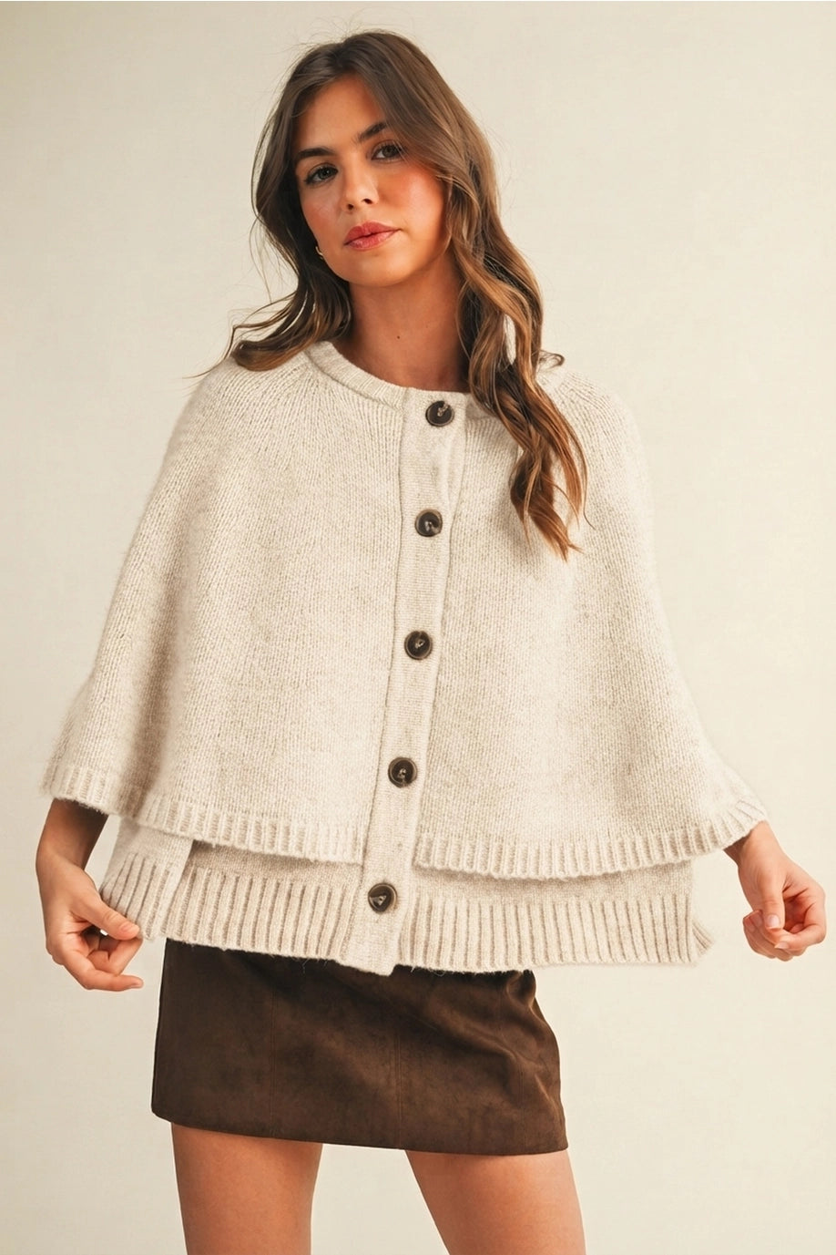 CAPE CARDIGAN