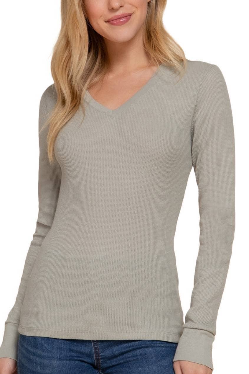 THERMAL VNECK TOP
