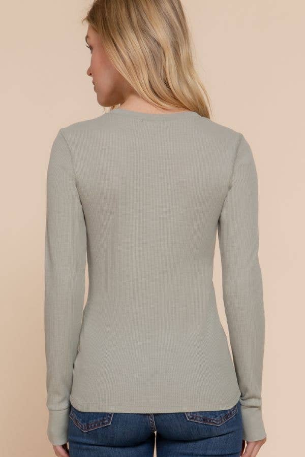 THERMAL VNECK TOP