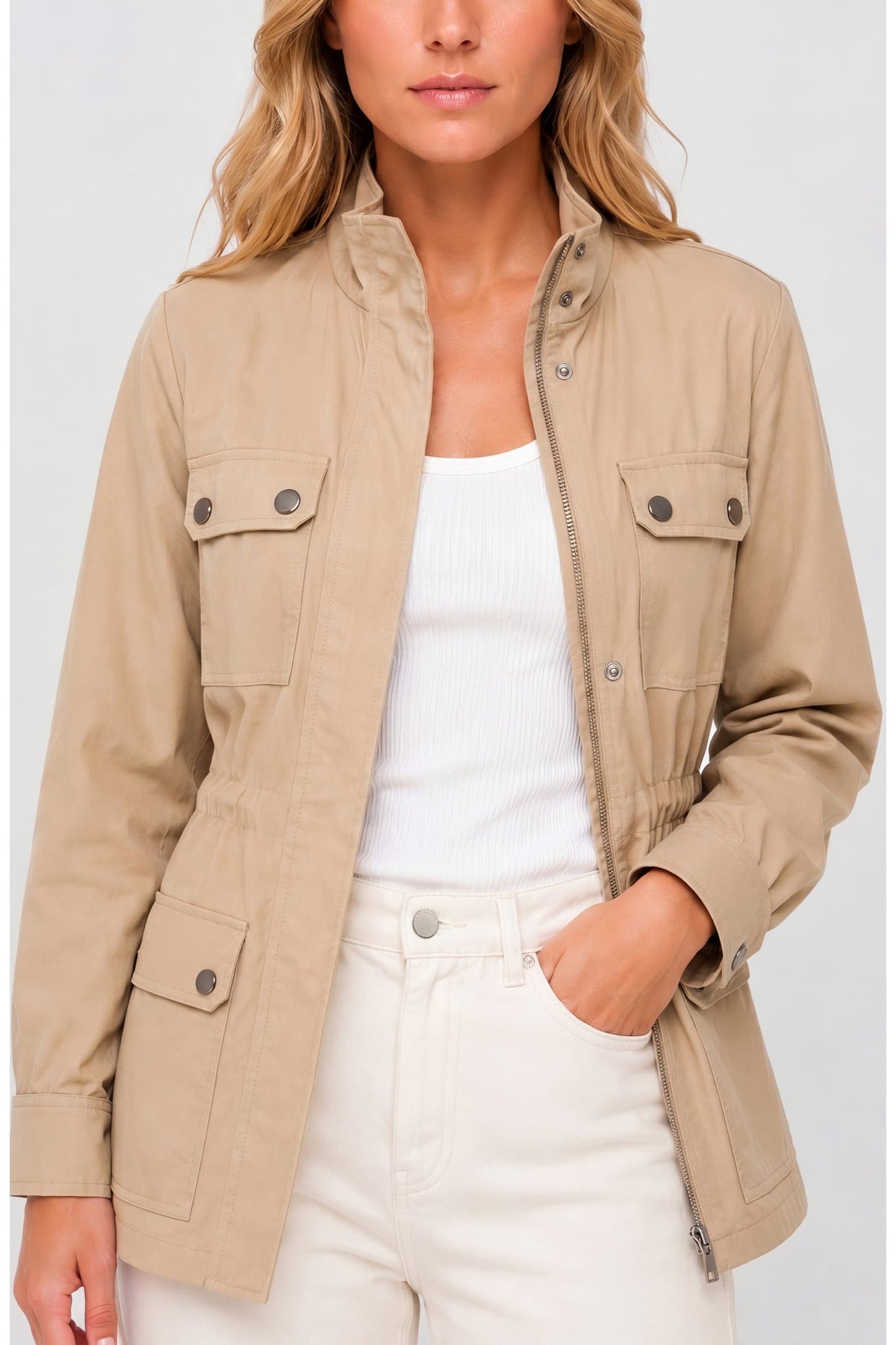 KHAKI UTILITY JKT