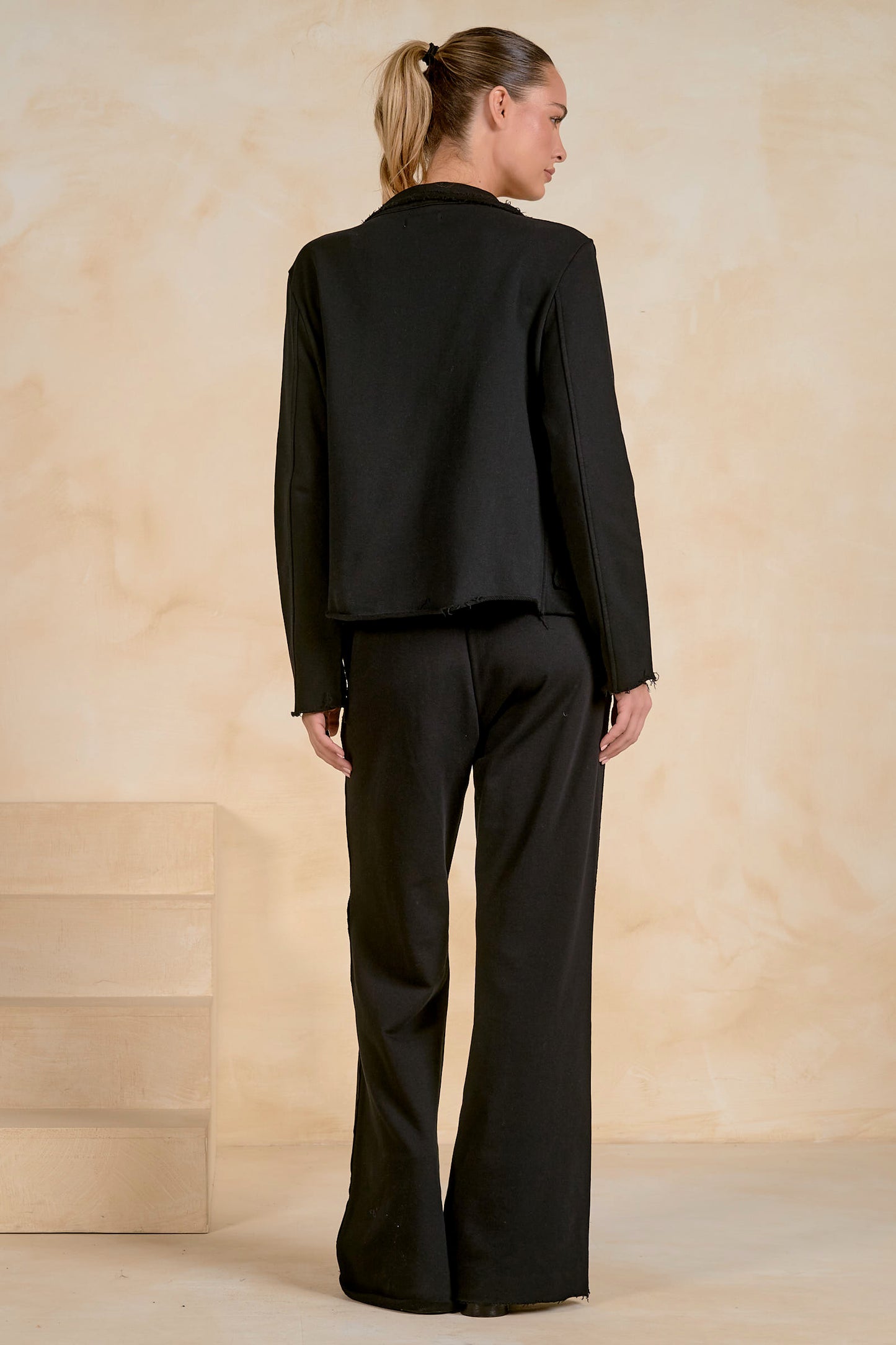 DRWSTRNG BLK PANTS