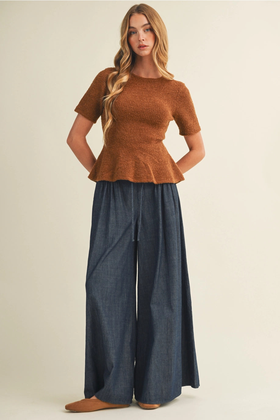 GINGER PEPLM TOP