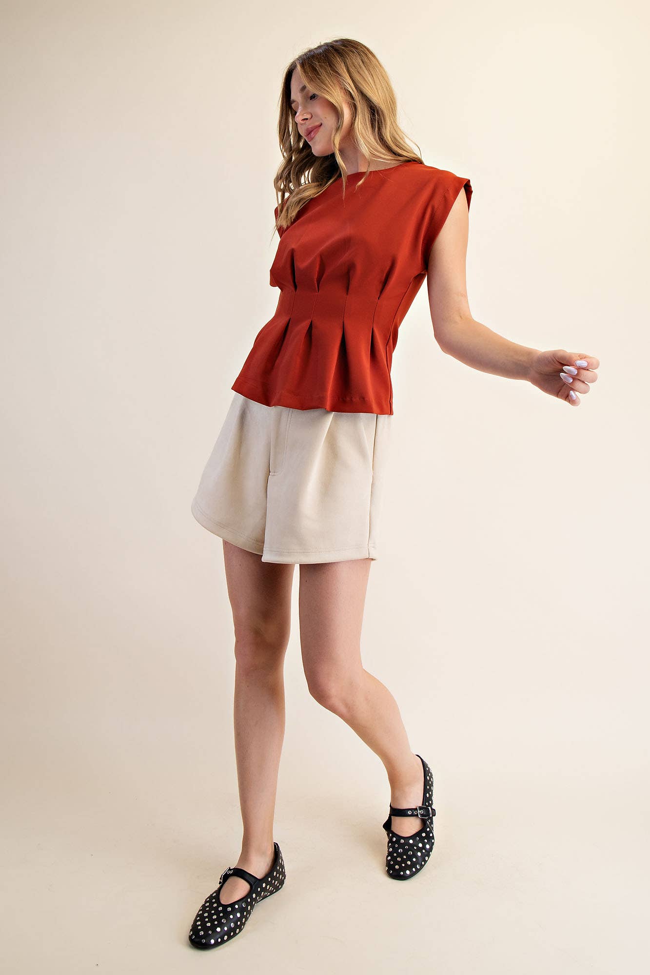 RUST CORSET TOP