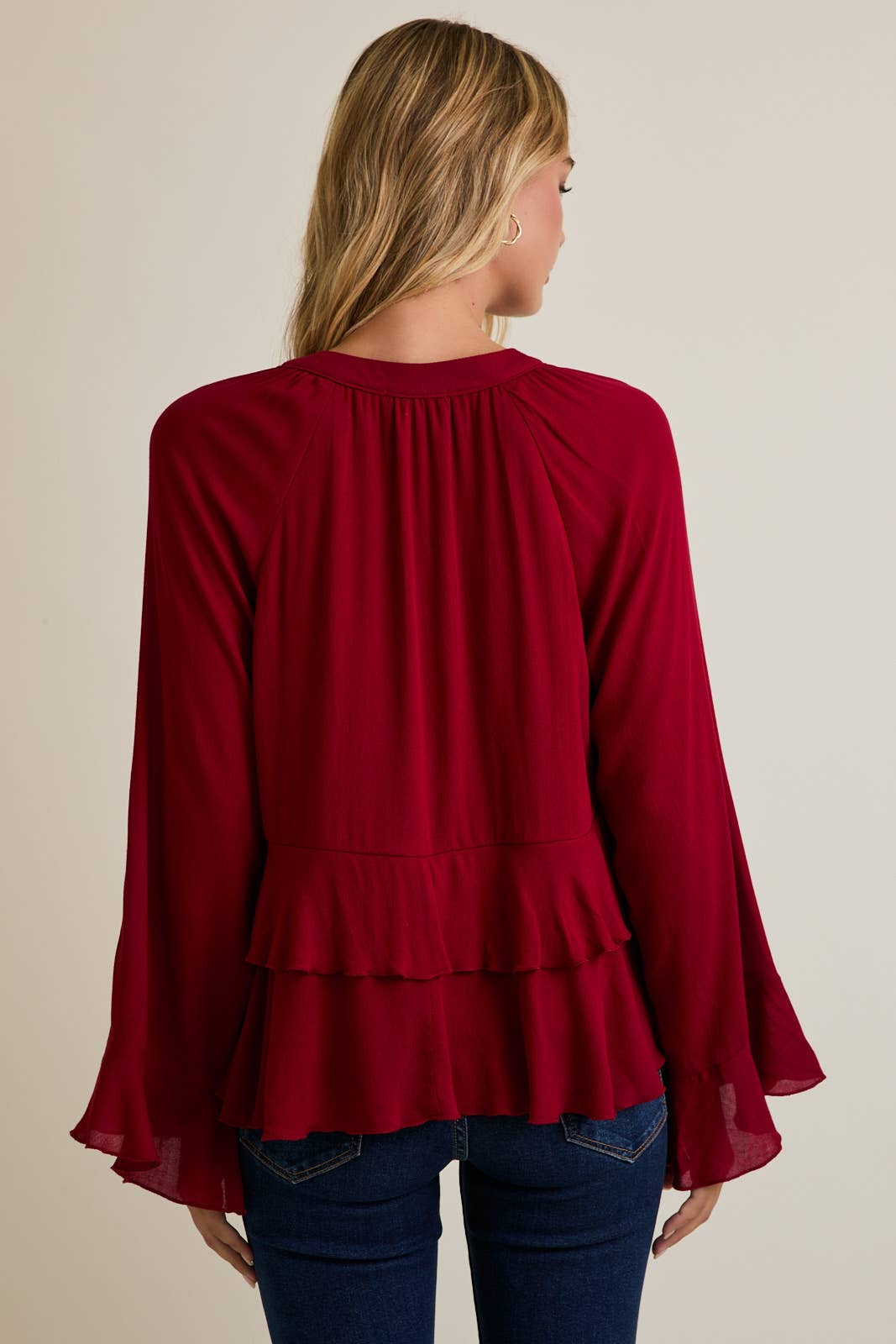 RUBY VNK RUFFLE BLS