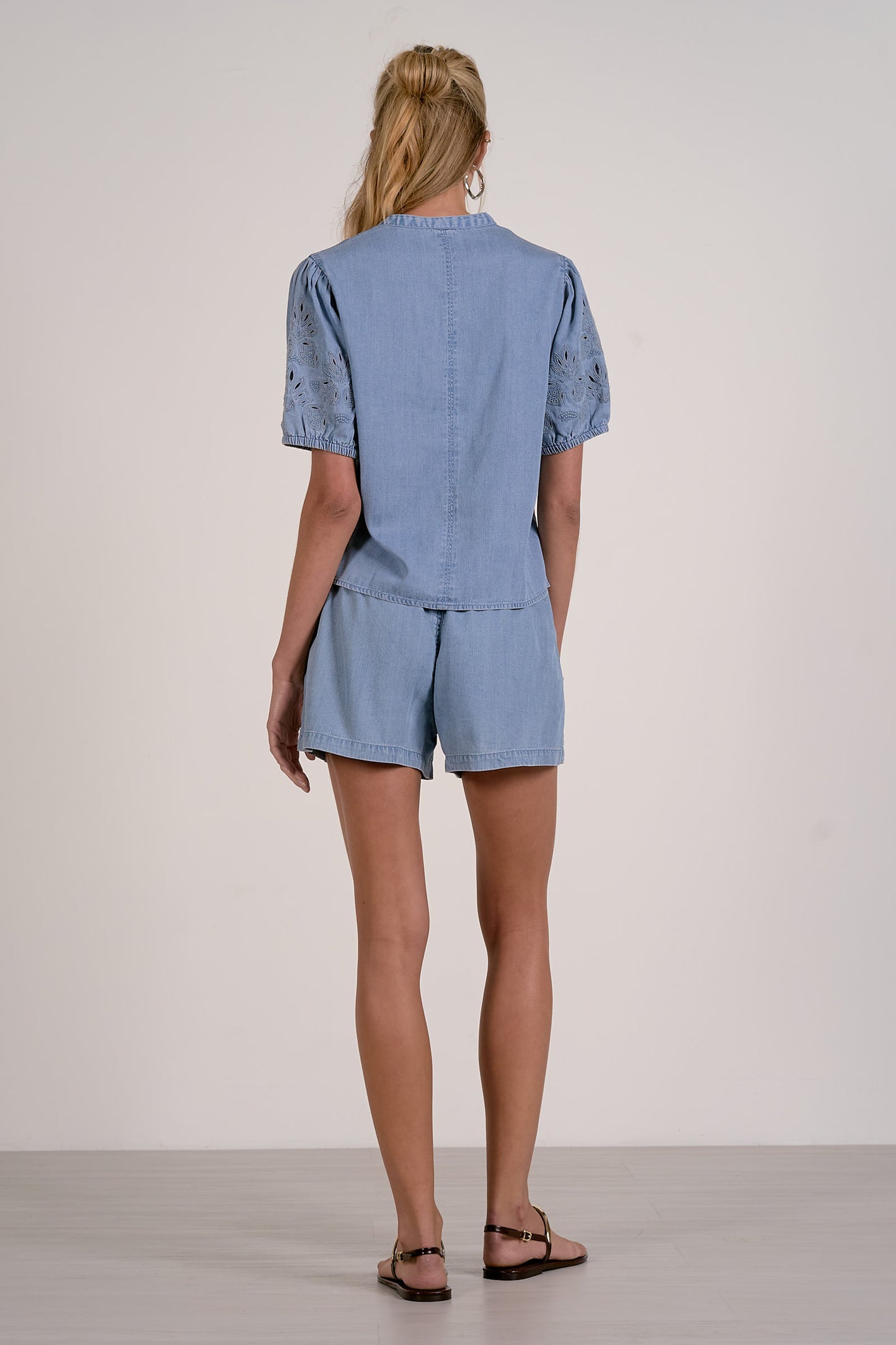 DENIM VNK EYELET SLV