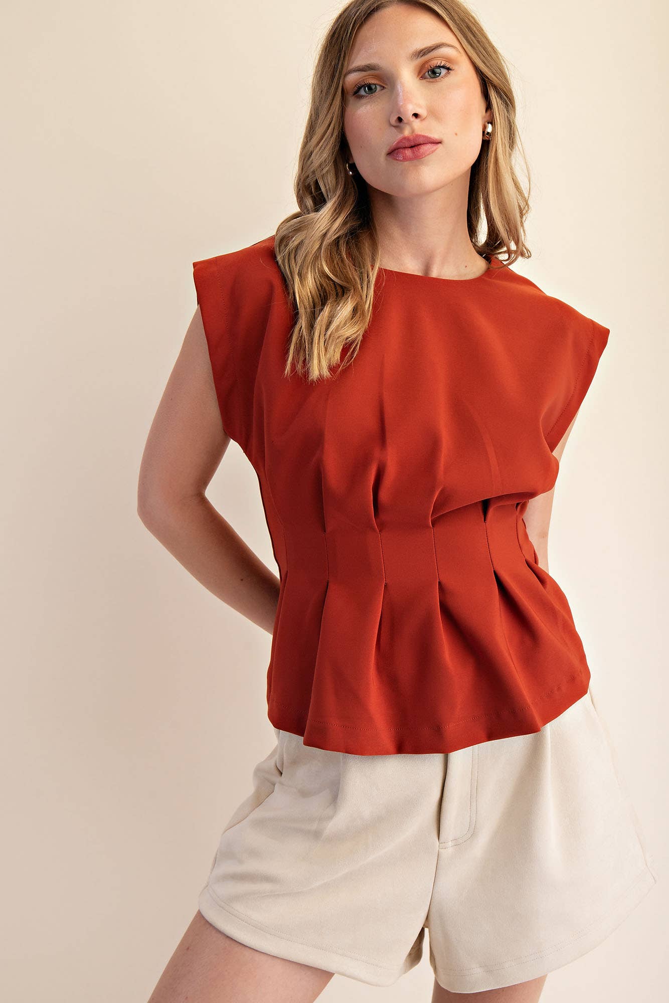 RUST CORSET TOP