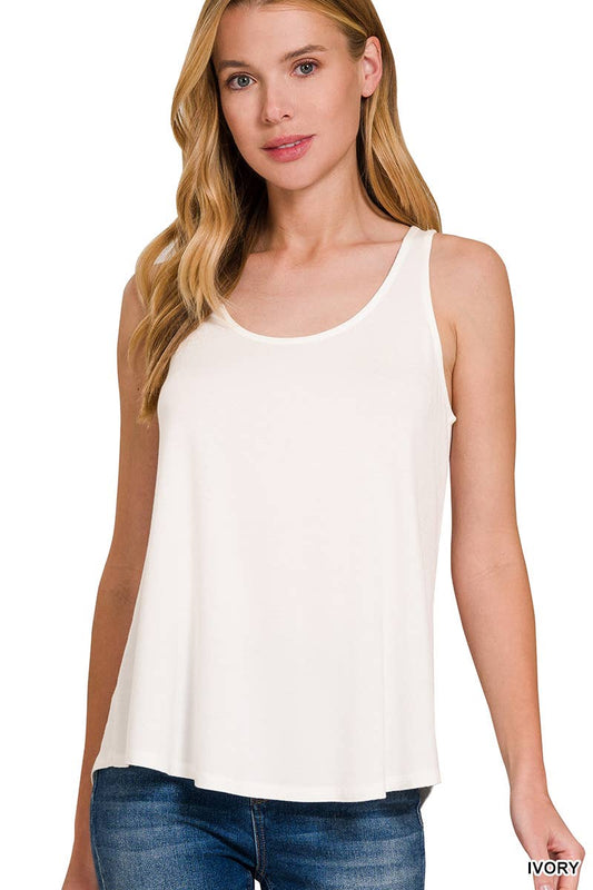 FLOWY RAYON TANK