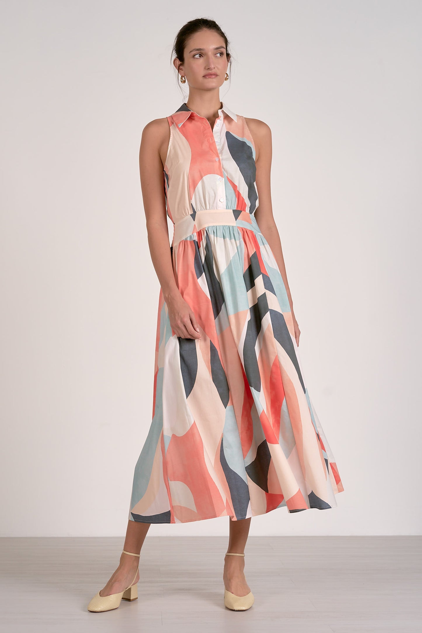 CORAL PRISM DRESS