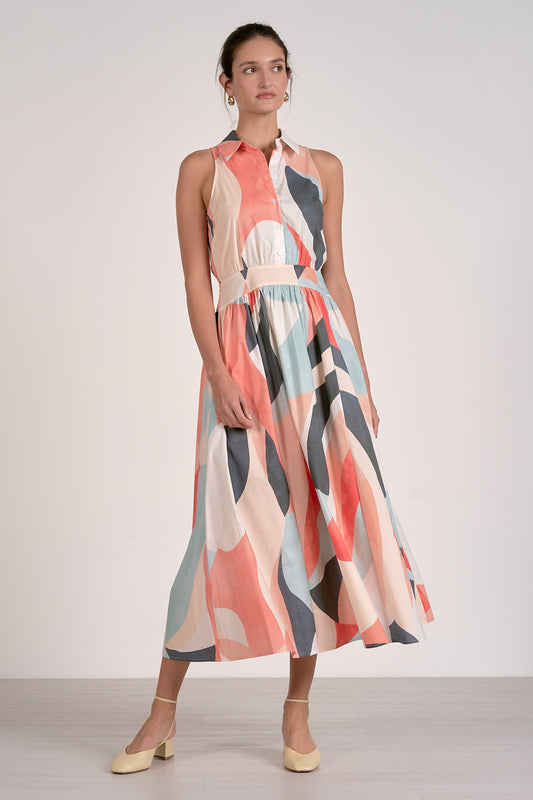 CORAL PRISM DRESS