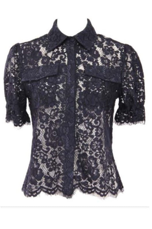 LACE SS PUFF SLV