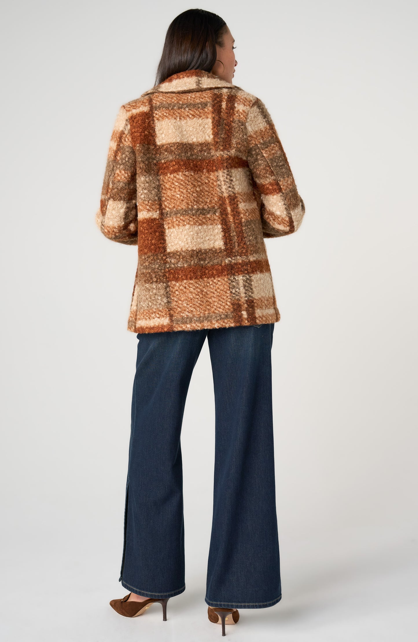 NUTMEG DBL BRST COAT