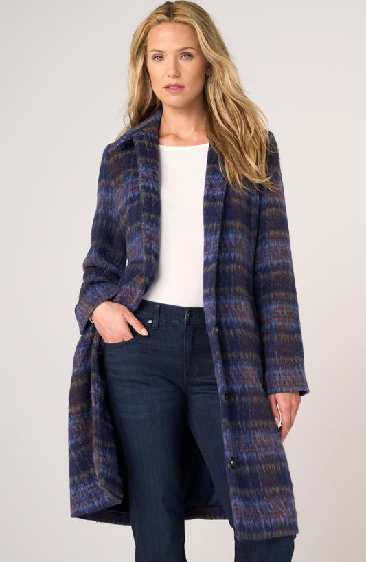 NAVY SWING COAT