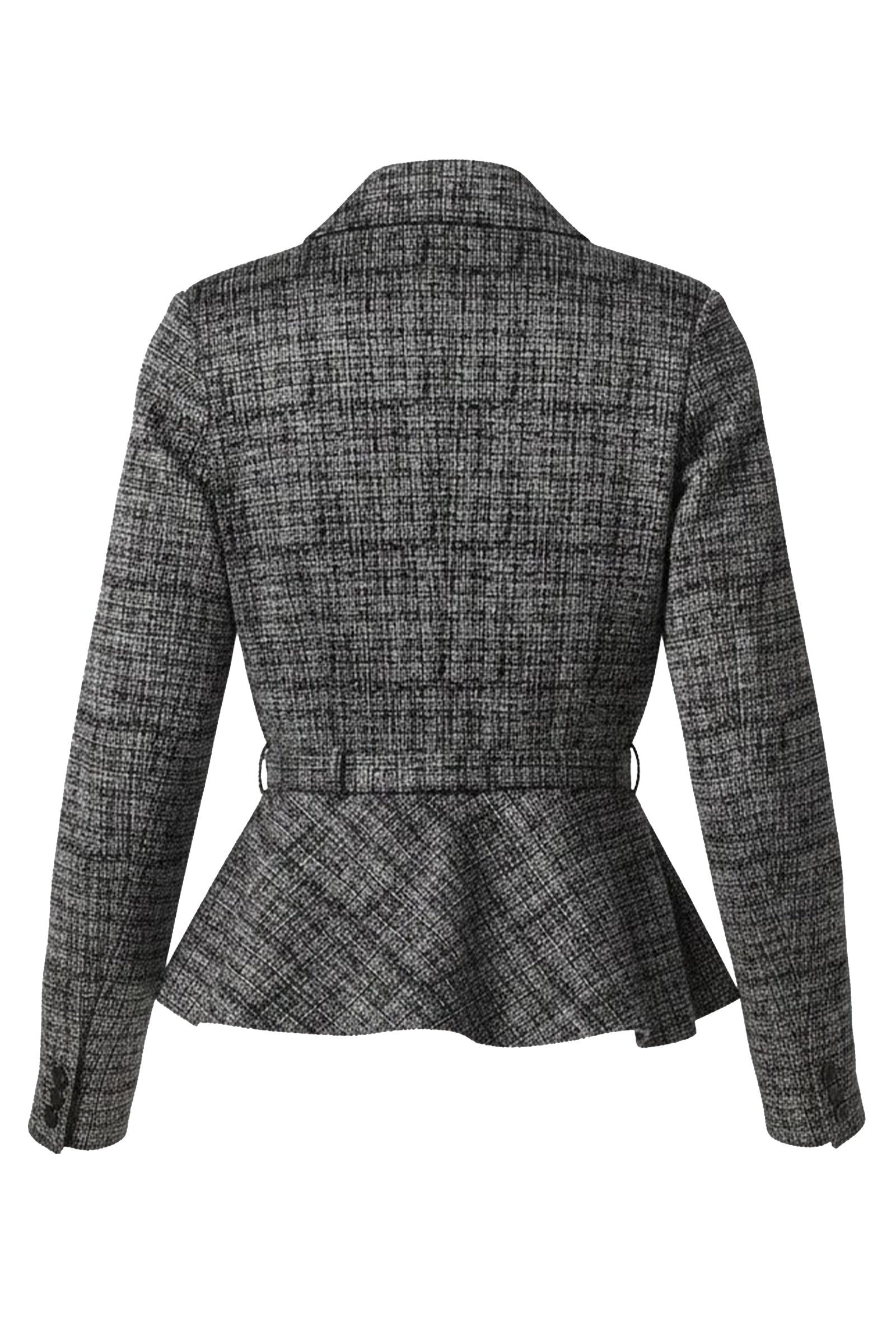 BLK TWEED PEPLM JKT – Jeans and a Cute Top Shop