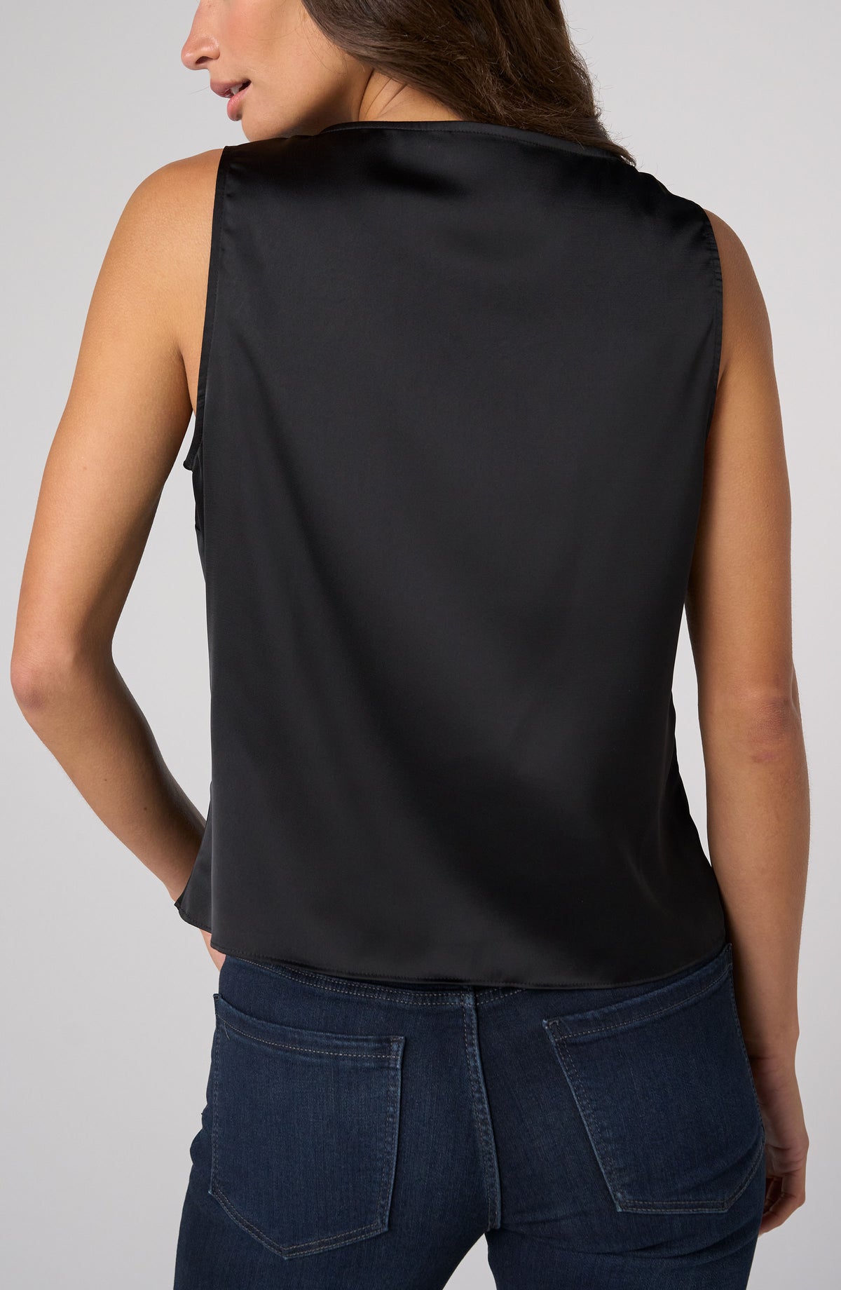 BLACK LACE TANK