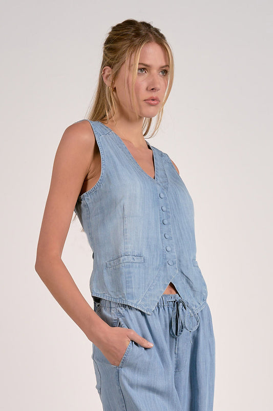 TENCEL DENM VEST