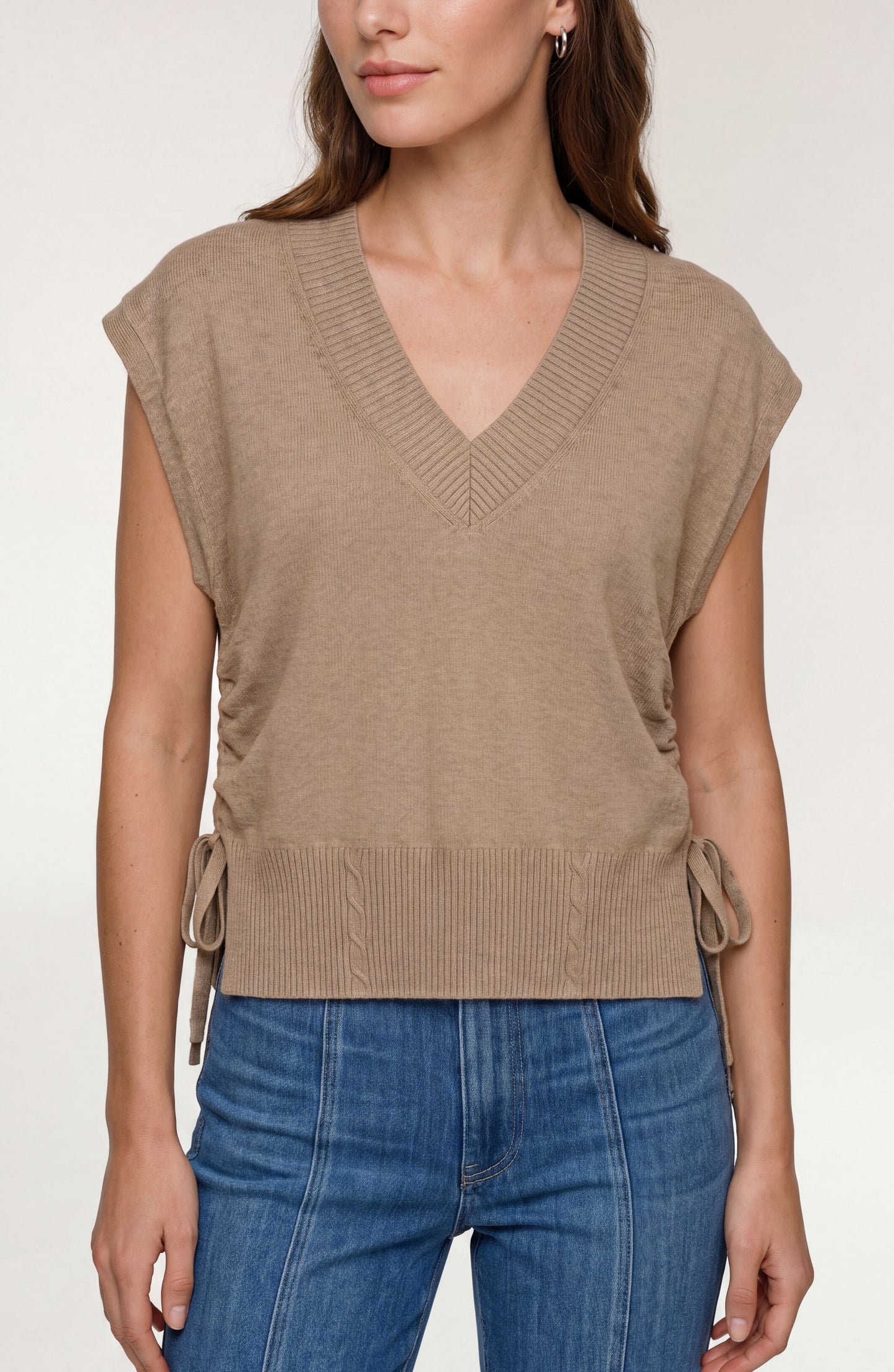 KHAKI VNK VEST SIDE TIE