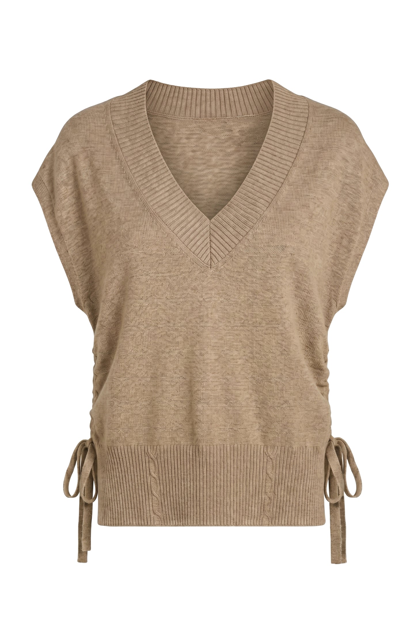 KHAKI VNK VEST SIDE TIE