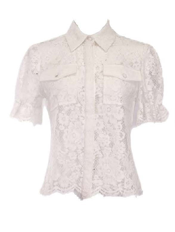 LACE SS PUFF SLV